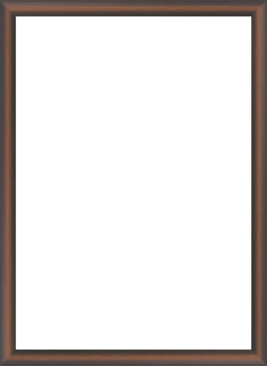 Dark Brown Wood Frame
