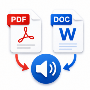 PDF to audio Word to audio